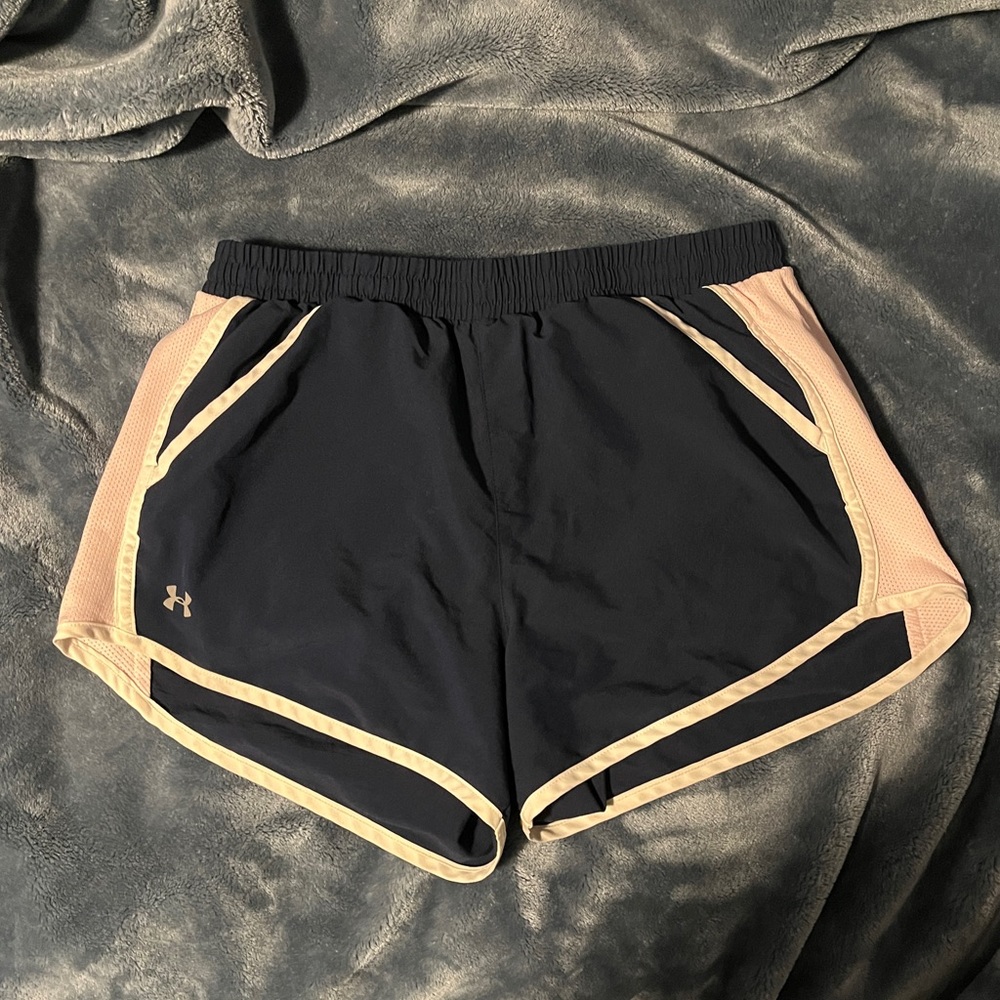 Under Armour Blue and Pink Running Shorts